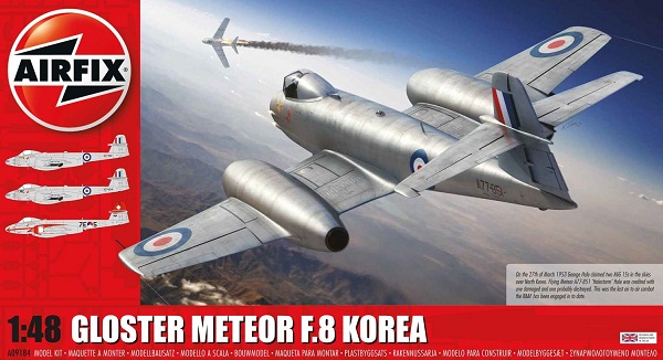 A09184 Airfix Самолет Gloster Meteor F.8 Korea  Масштаб 1/48