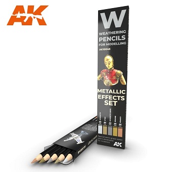 AK10046 AK Interactive Набор карандашей для эффектов METALLICS: Effect set
