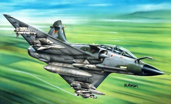 Сборная модель 0023 Italeri Самолет Mirage 2000 D