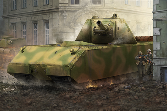 09541 Trumpeter Немецкий танк Pz VIII Maus ( с интерьером) 1/35