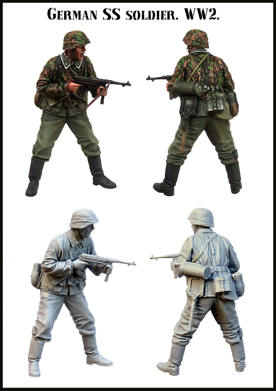 EM35172 Evolution Miniatures Германский солдат, войска СС 1/35
