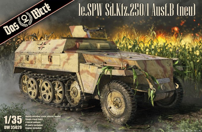 DW35029 Das Werk Бронетранспортер Sd.Kfz.250/1 Ausf.B (neu) 1/35