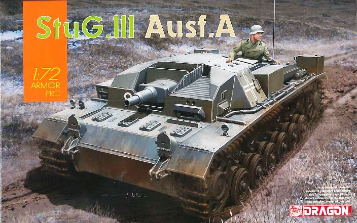 7557 Dragon Немецкая САУ StuG.III Ausf.A 1/72