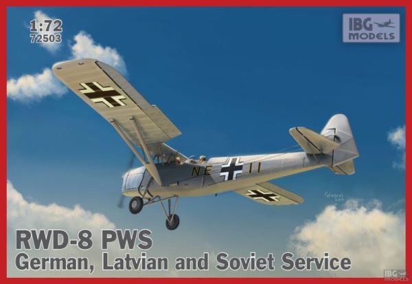 Сборная модель 72503 IBG Models Самолет RWD-8 PWS Германия, Литва, СССР 