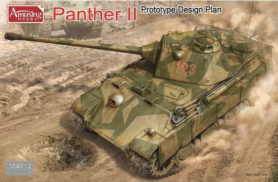 Сборная модель 35A012 Amusing Hobby Panther II Prototype Design Plan 