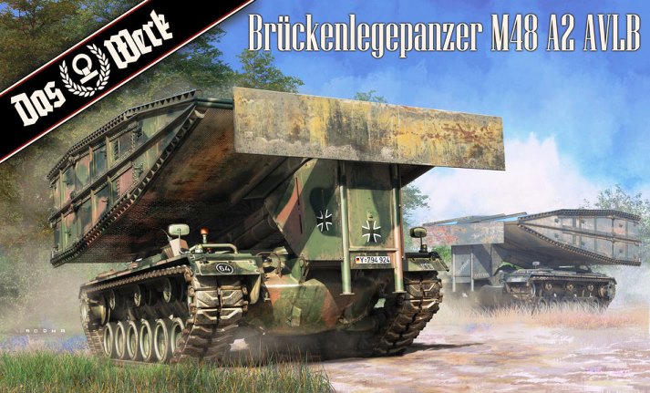 DW35025 Das Werk Brückenlegepanzer M48A2 AVLB 1/35