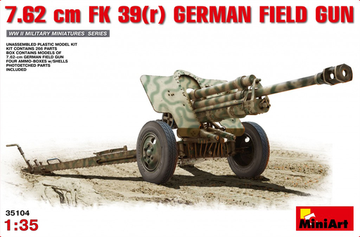 35104 MiniArt Немецкая полевая пушка 7,62 см FK-39 1/35