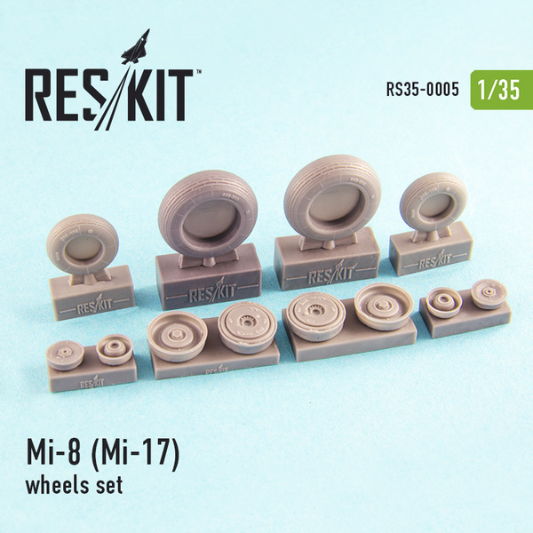 RS35-0005 RESKIT Mi-8 (Mi-17) wheels set 1/35