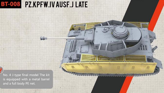 BT-008 Border Model Танк Pz.Kpfw.IV Ausf.J Late (поздняя версия) 1/35