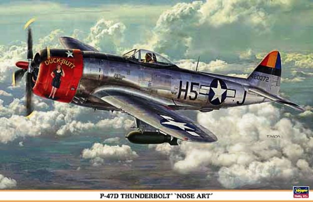 H08202 Hasegawa Американский истребитель P-47D Thunderbolt "Nose Art" Масштаб 1/32