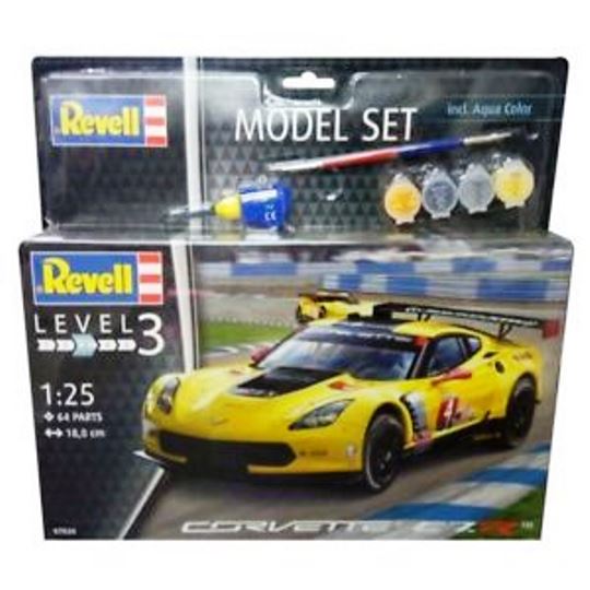 67036 Revell Подарочный набор автомобиль Corvette C7.R 1/25