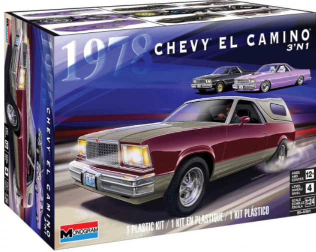 14491 Revell Автомобиль ‘78 Chevy El Camino 3 в 1 1/25