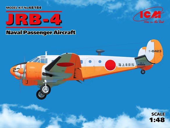 Сборная модель 48184 ICM Флотский пассажирский самолет JRB-4