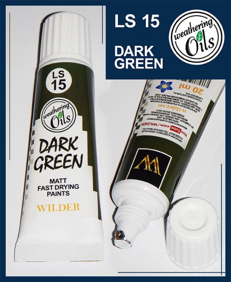 HDF-LS-15 Wilder Краска масляная зеленая темная 20мл