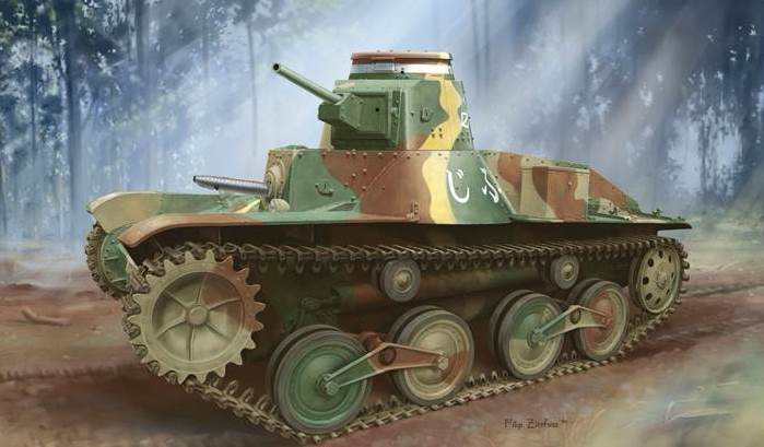 6770 Dragon Японский танк Type 95 Light Tank "Ha-Go" Late Production 1/35