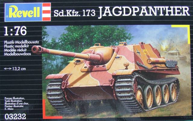 03232 Revell Немецкое самоходное орудие Jagdpanther Масштаб 1/76