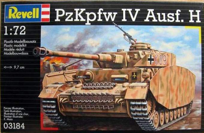 Сборная модель 03184 Revell Немецкий танк "PzKpfw. IV Ausf. H"  