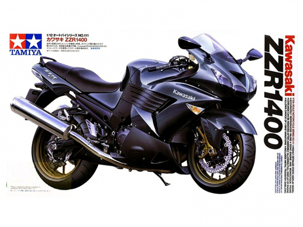 14111 Tamiya Мотоцикл Kawasaki ZZR 1400 1/12