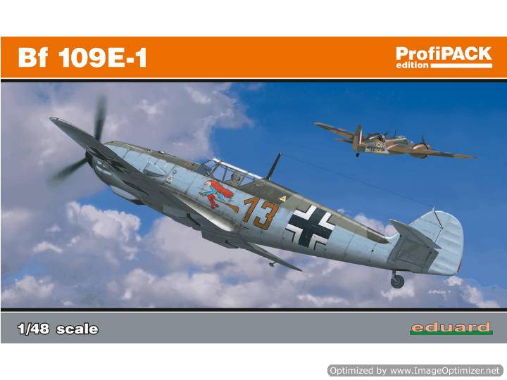 8261 Eduard Немецкий истребитель Messerschmitt Bf 109E-1 ProfiPack 1/48