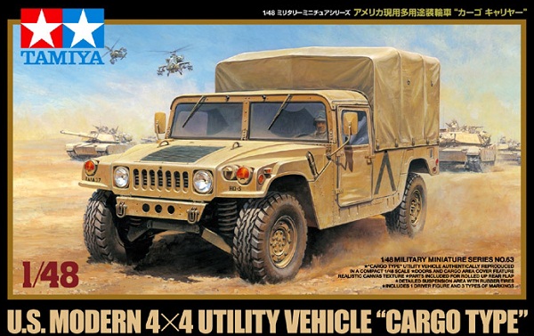 32563 Tamiya U.S. Modern 4X4 Utility Vehicle "Cargo Type"   1/48