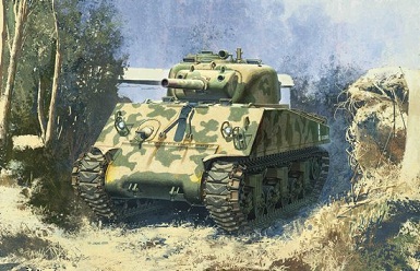 6548 Dragon Американский танк с гаубицей M4(105) Масштаб 1/35
