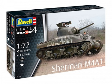 03290 Revell Американский средний танк Sherman M4A1 1/72