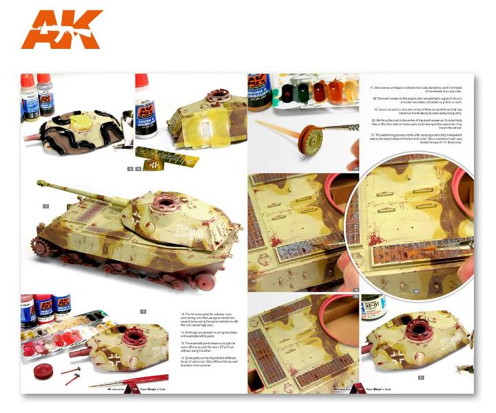 AK246 AK Interactive Книга Paper Panzer EN
