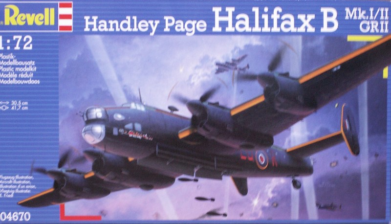 04670 Revell Английский самолёт "Handley Page Halifax Mk.I/II"