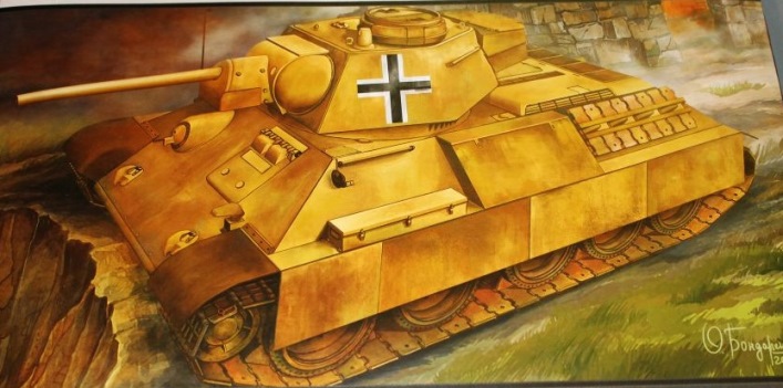 35041 ARK Models Трофейный танк Т-34/76 (Das Reich) 1/35