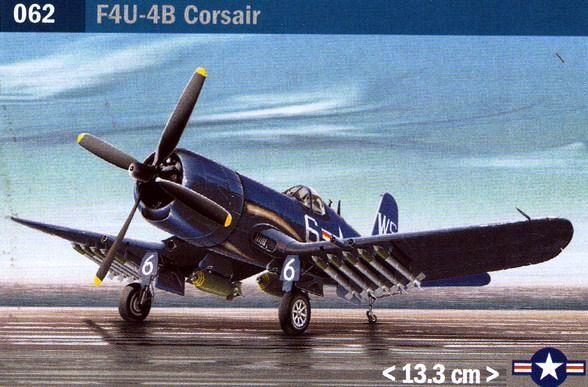Сборная модель 062 Italeri Самолет F4U-4B Corsair