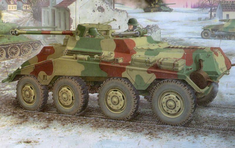 Сборная модель 6221 Dragon Немецкий бронетранспортер Sd.Kfz.234/4 