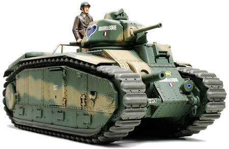 Сборная модель  35282 Tamiya Французский танк B1 bis с 75-мм пушкой  