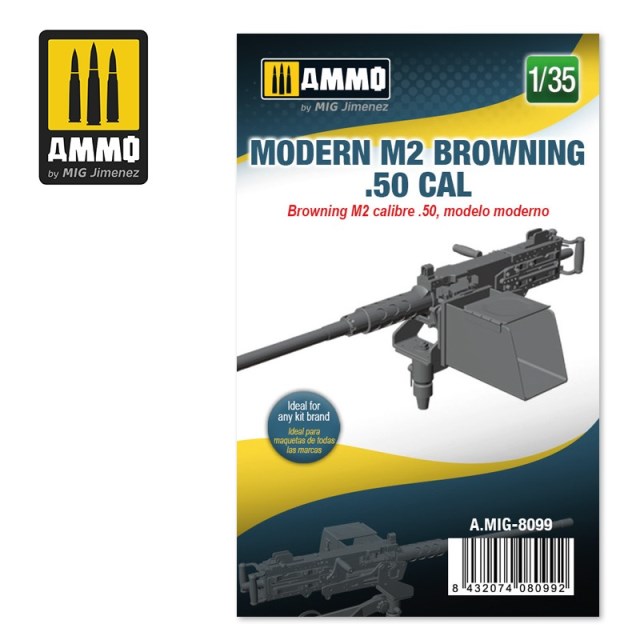 AMIG8099 AMMO MIG Пулемет M2 Browning .50 cal современный 1/35