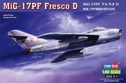 80336 Hobby Boss Самолет MIG-17PF Fresco D  1/48