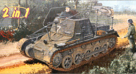 Сборная модель 6597 Dragon Немецкий танк Sd.Kfz.265 Kleiner Pz.Bef.Wg.I 