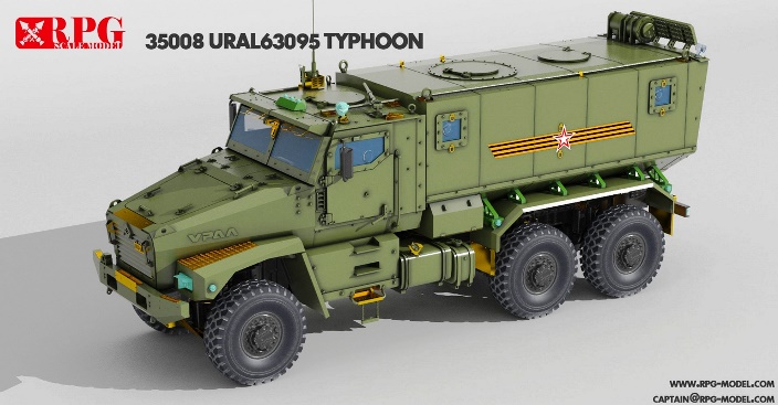 35008 RPG Model Бронеавтомобиль Урал-63095 «Тайфун-У» 1/35