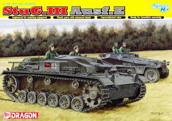 Сборная модель 6688 Dragon Германское самоходное орудие StuG III Ausf. E 