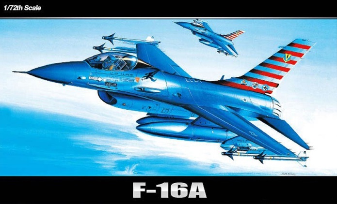 12444 Academy Самолет F-16A 1/72