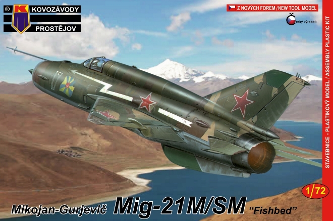 0098 Kovozavody Prostejov Самолёт MiG-21M/SM “Fishbed“ 1/72