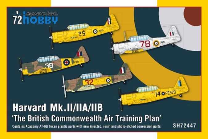 72447 Special Hobby Самолет Harvard Mk.II/IIA/IIB "The British Traning Plan" 1/72