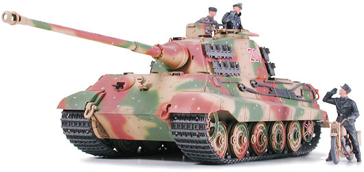 Сборная модель 35252 Tamiya Немецкий танк королевский тигр, 1944г с 88мм пушкой. Арденнский фронт.  