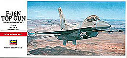 H00342 Hasegawa Самолет ВВС США F-16N TOP GAN Масштаб 1/72