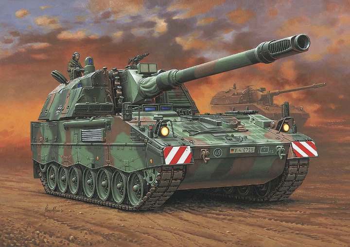 03279 Revell Cамоходная артиллерийская установка Panzerhaubitze 2000 1/35