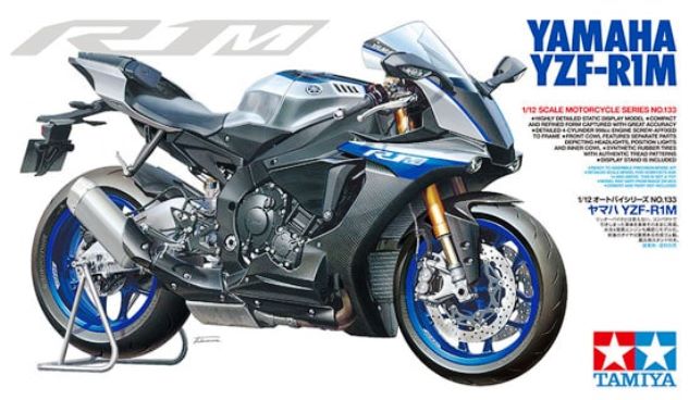 14133 Tamiya Мотоцикл Yamaha YZF-R1M 1/12