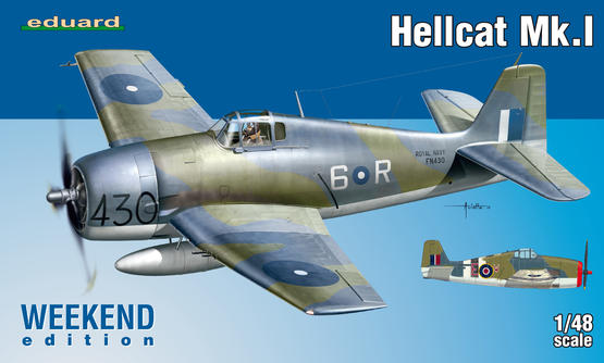 8435 Eduard Самолет Hellcat Mk.I (weekend edition) 1/48