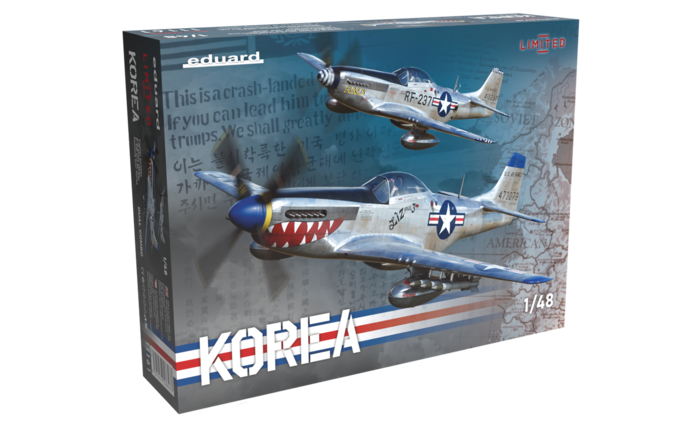 11161 Eduard Американские истребители P-51D и RF--51D Mustang в Корее (Dual Combo) 1/48