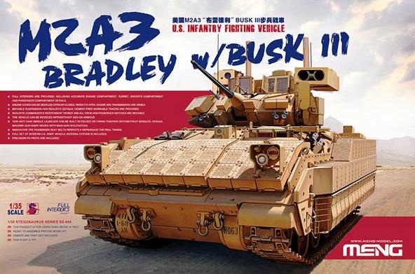 Сборная модель SS-004 MENG Model Боевая Машина Пехоты M2A3 Bradley (w/BUSK III) 