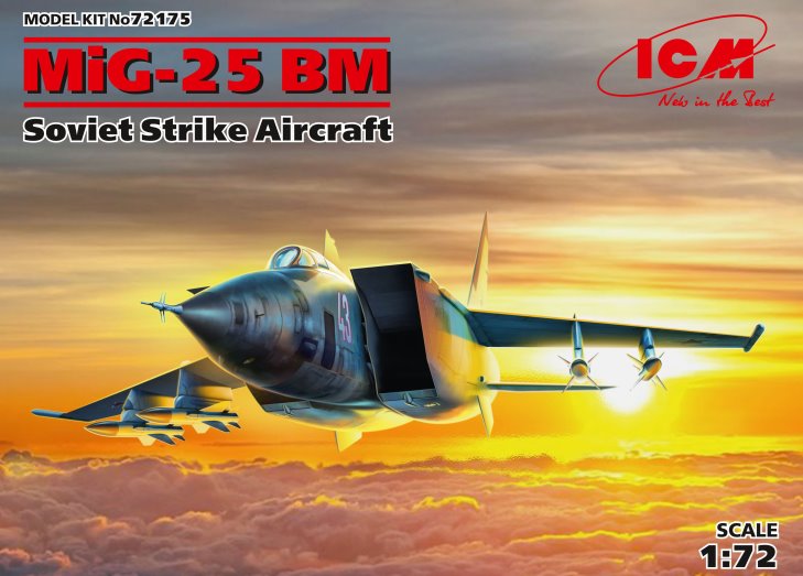 72175 ICM Самолет МиГ-25БМ 1/72