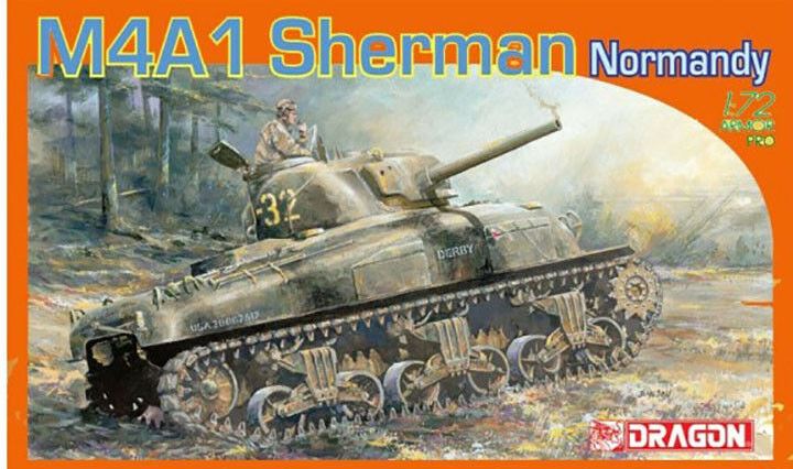 7568 Dragon Американский танк Sherman M2A1 Normandy 1/72