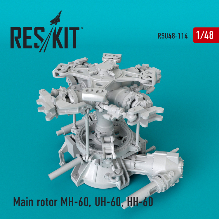 RSU48-0114 RESKIT Main rotor MH-60, UH-60, HH-60 (for Italeri, Revell) 1/48